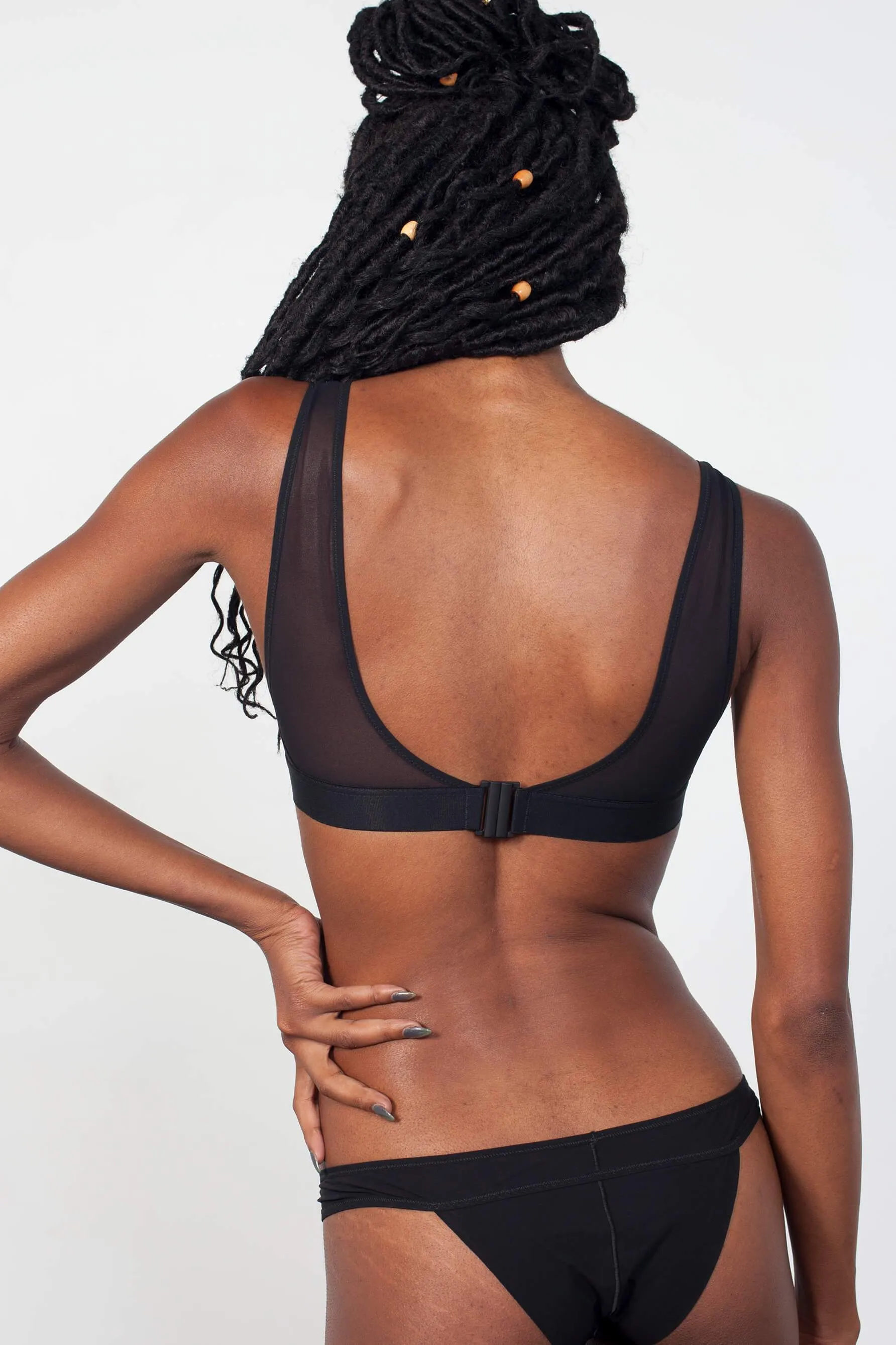 Ramble On Bralette in Black
