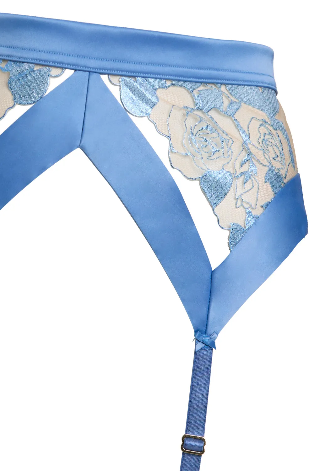 Rosabelle Suspender in Ethereal Blue