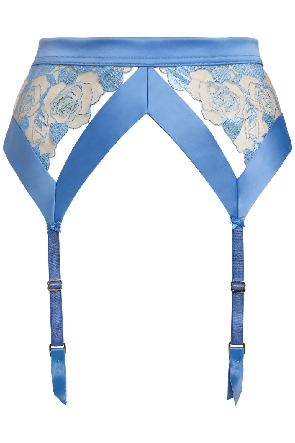 Rosabelle Suspender in Ethereal Blue
