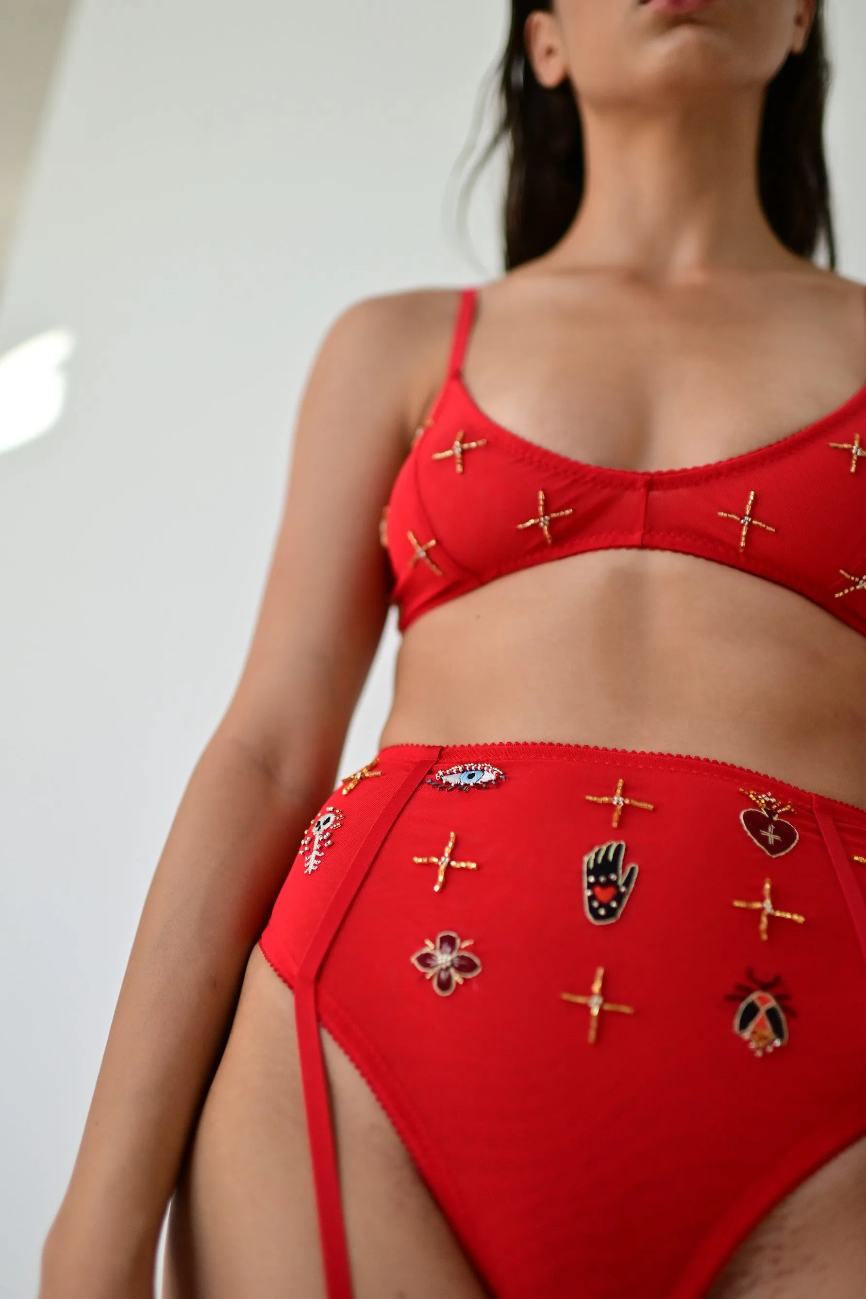 Santa Muerte Bralette