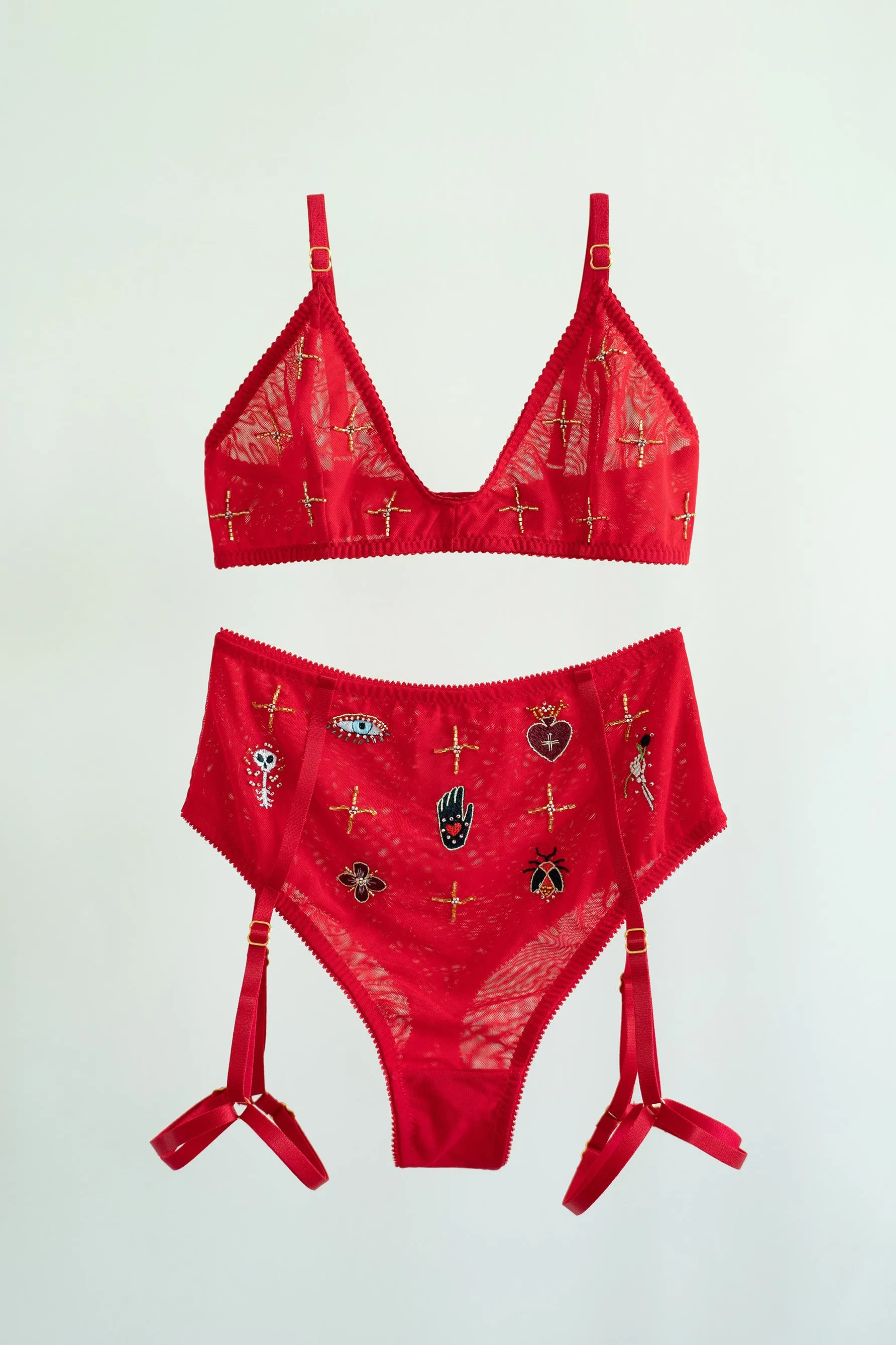 Santa Muerte Bralette