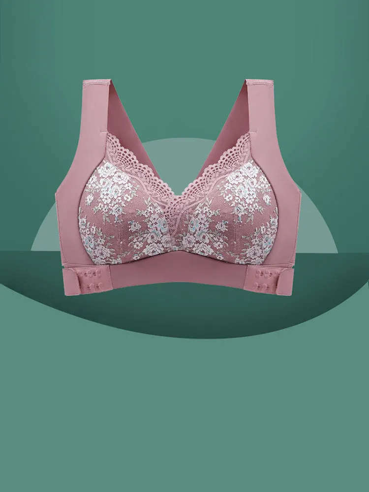 Seamless Beautiful Lifting Back Side Button Bra