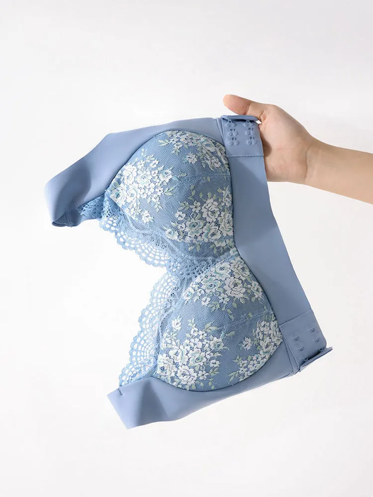 Seamless Beautiful Lifting Back Side Button Bra
