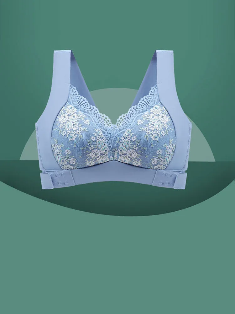 Seamless Beautiful Lifting Back Side Button Bra
