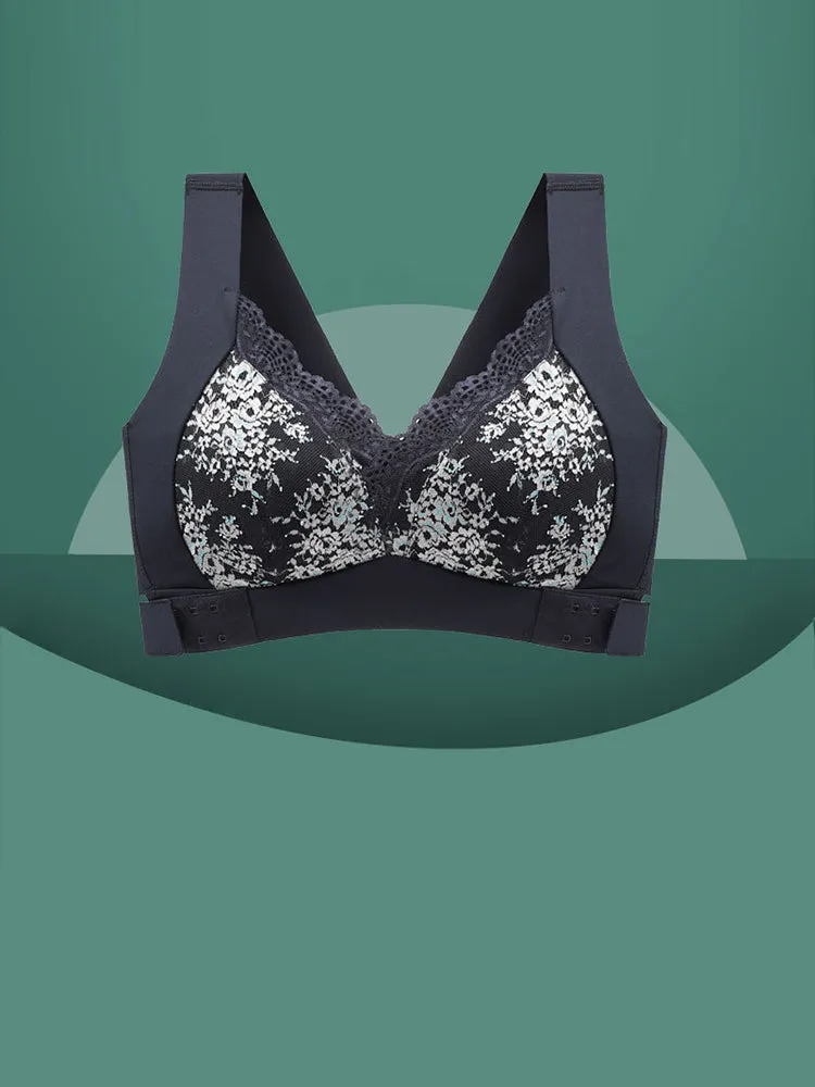 Seamless Beautiful Lifting Back Side Button Bra