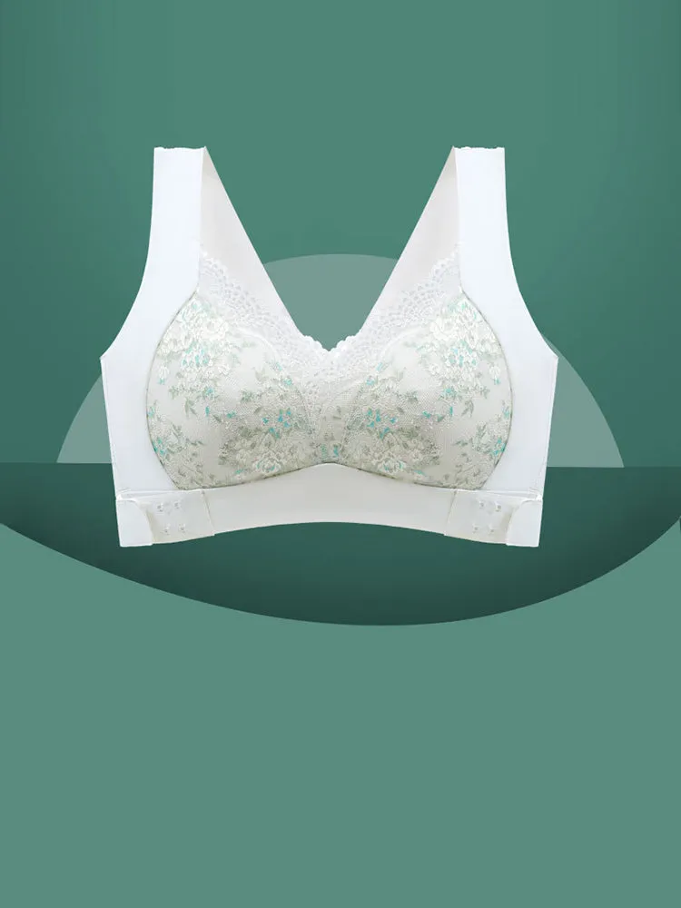 Seamless Beautiful Lifting Back Side Button Bra