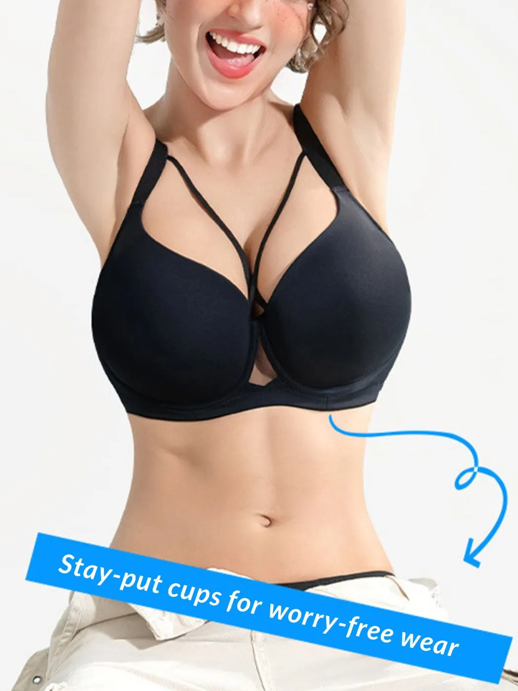Seamless Push Up Bra Ultra-Thin Lightweight Cups