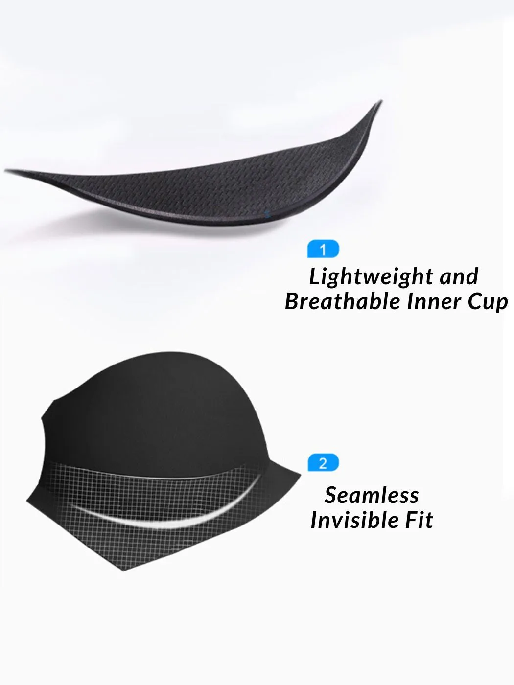 Seamless Push Up Bra Ultra-Thin Lightweight Cups