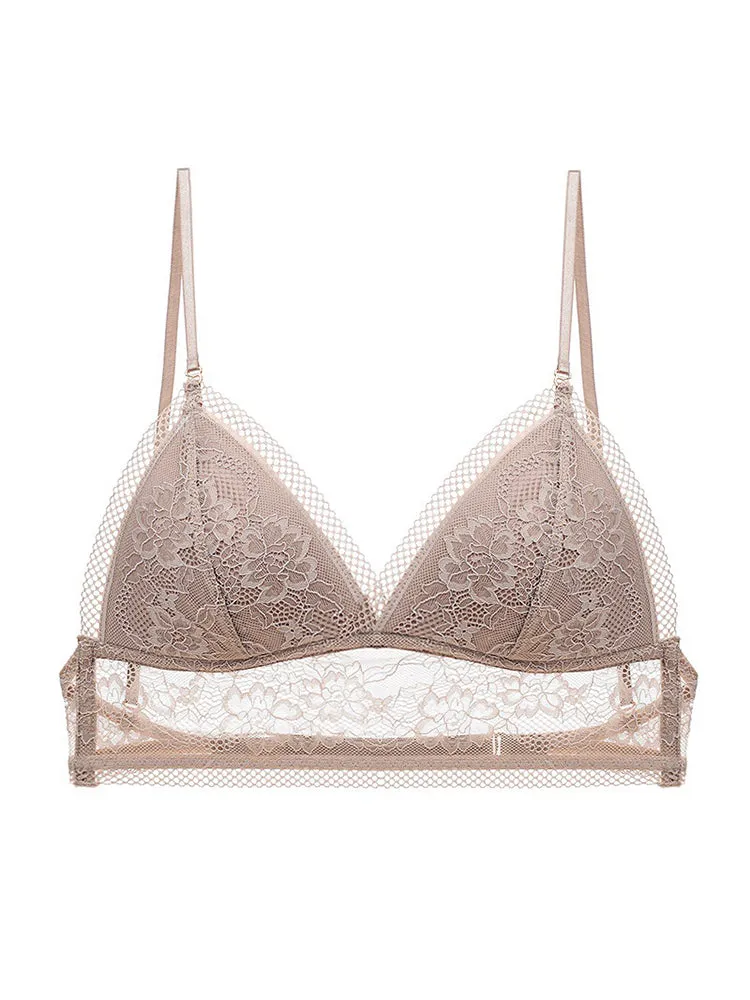 Sexy Lace Backless Bralette with Convertible Strap