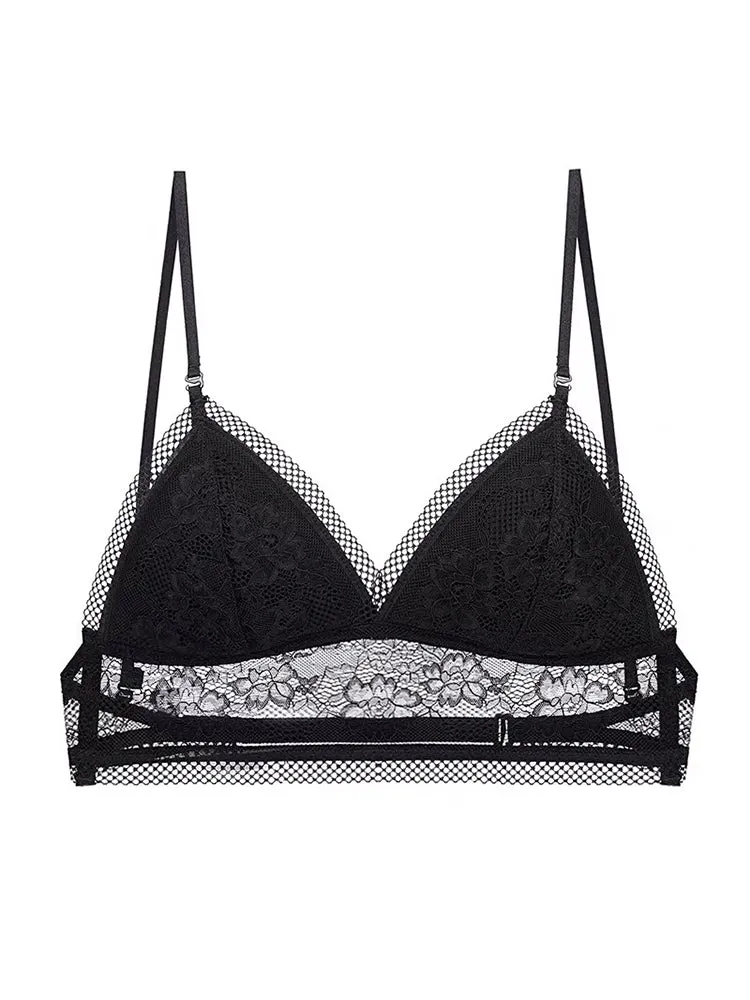 Sexy Lace Backless Bralette with Convertible Strap