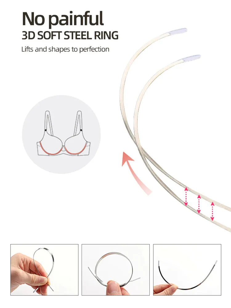Sexy Lace Push Up Minimizer Bra with Underwire