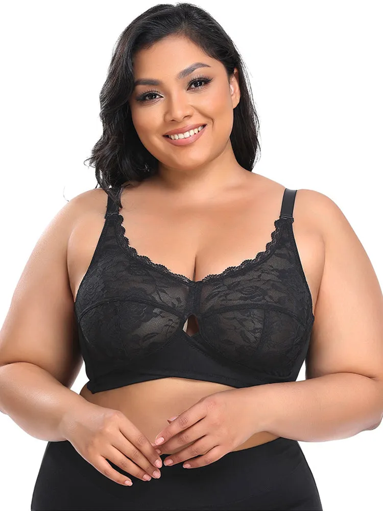 Sexy Lace Thin Pads Wireless Push Up Bras