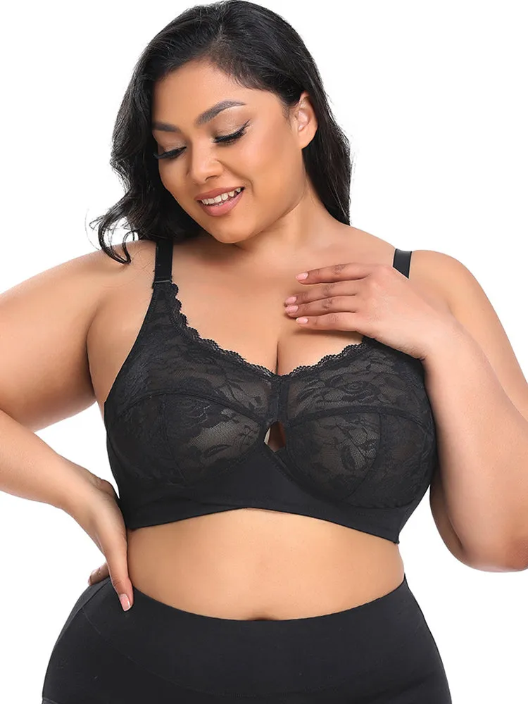 Sexy Lace Thin Pads Wireless Push Up Bras