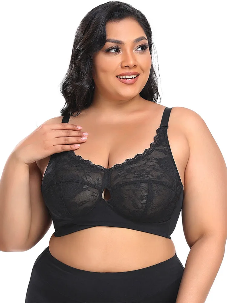 Sexy Lace Thin Pads Wireless Push Up Bras