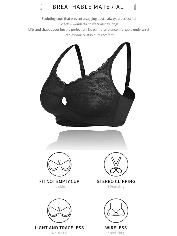 Sexy Lace Thin Pads Wireless Push Up Bras