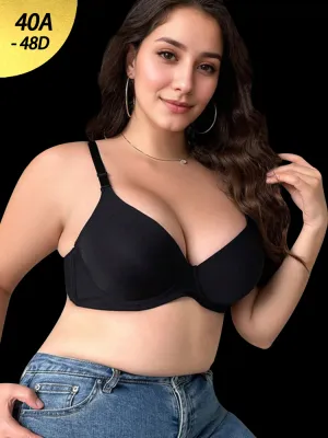 Sexy Underwire Push-Up Bra for Enhanced Lift