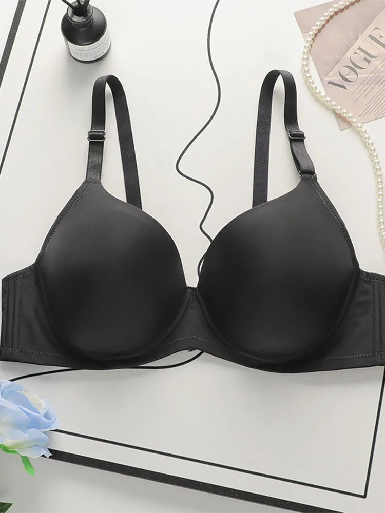 Sexy Underwire Push-Up Bra for Enhanced Lift