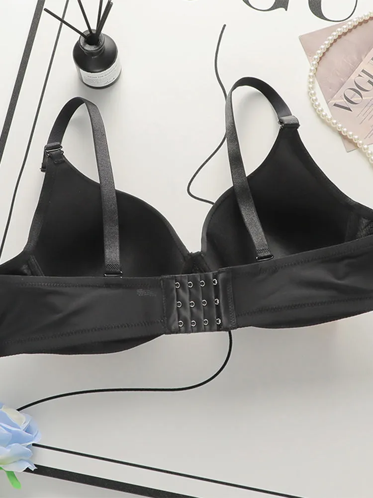 Sexy Underwire Push-Up Bra for Enhanced Lift