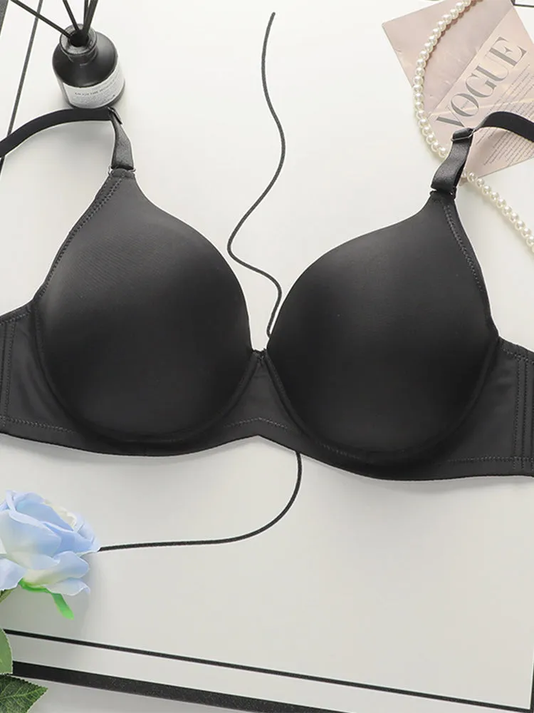 Sexy Underwire Push-Up Bra for Enhanced Lift