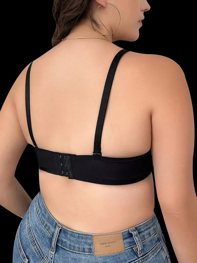 Sexy Underwire Push-Up Bra for Enhanced Lift