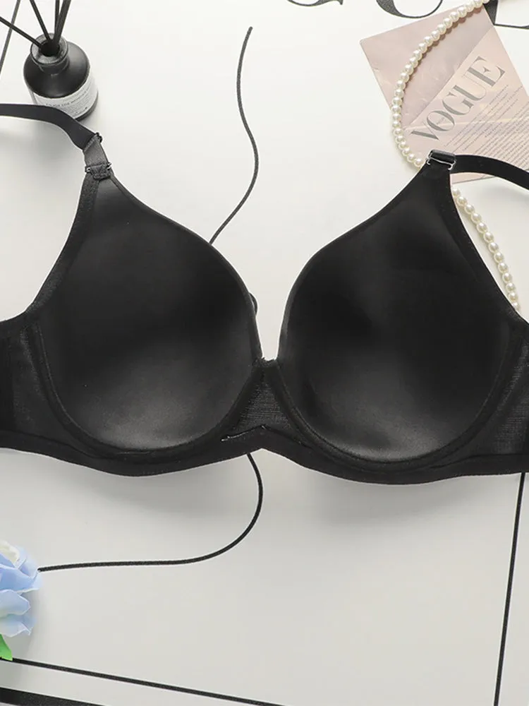 Sexy Underwire Push-Up Bra for Enhanced Lift