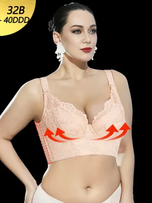 Sexy Underwire Push up Minimizer Lace Bras