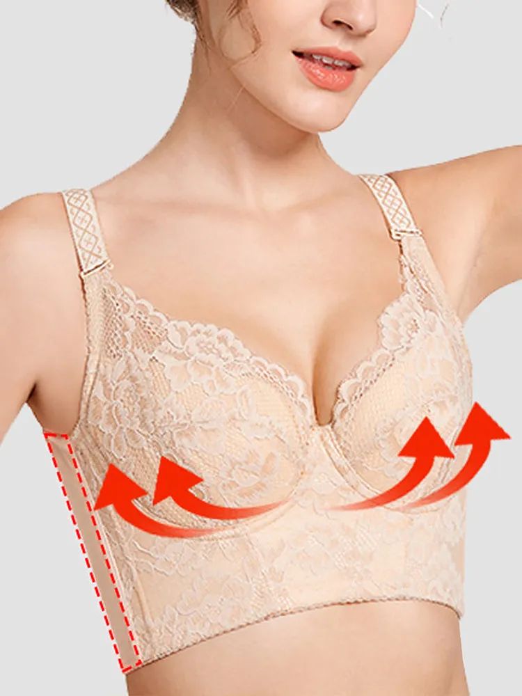 Sexy Underwire Push up Minimizer Lace Bras