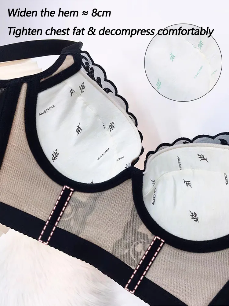 Side Support Longline Push Up Bras