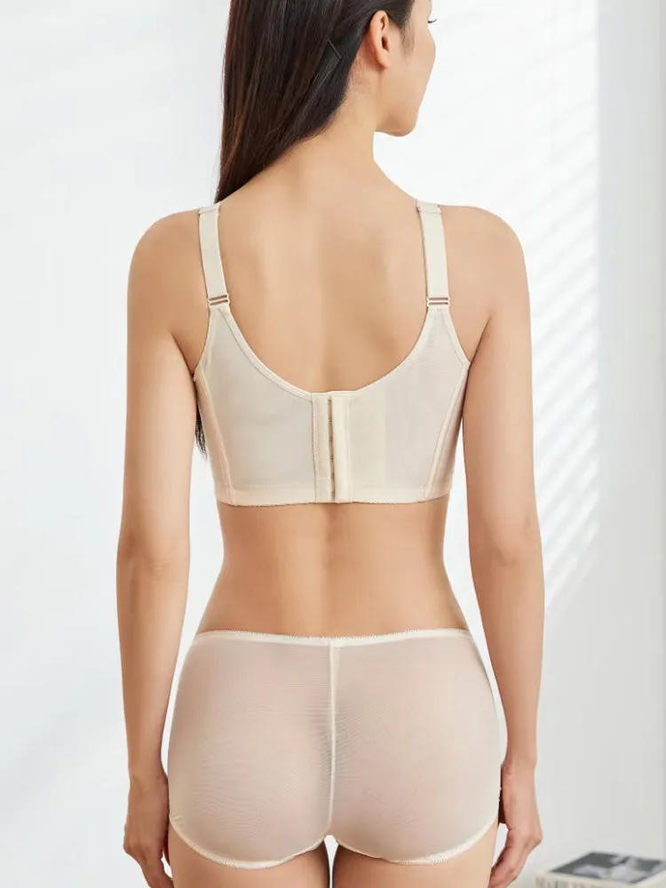 Side Support Longline Push Up Bras