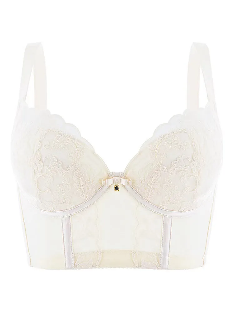 Side Support Longline Push Up Bras