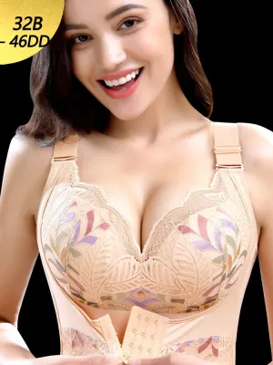 Side Support Longline Wide Adjustable Straps Wireless Bra