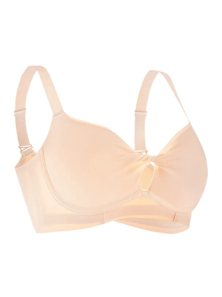 Skin-Friendly Knotted Bra for Enhanced Lift and Natural Shape