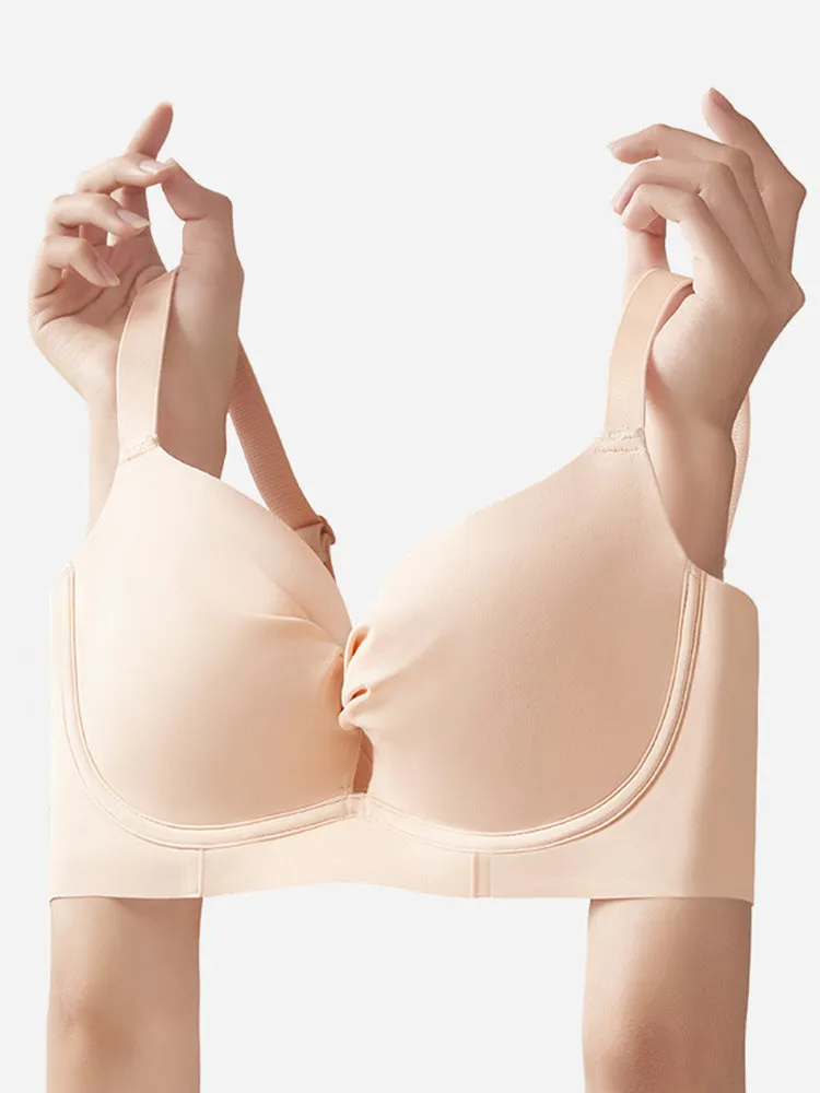 Skin-Friendly Knotted Bra for Enhanced Lift and Natural Shape