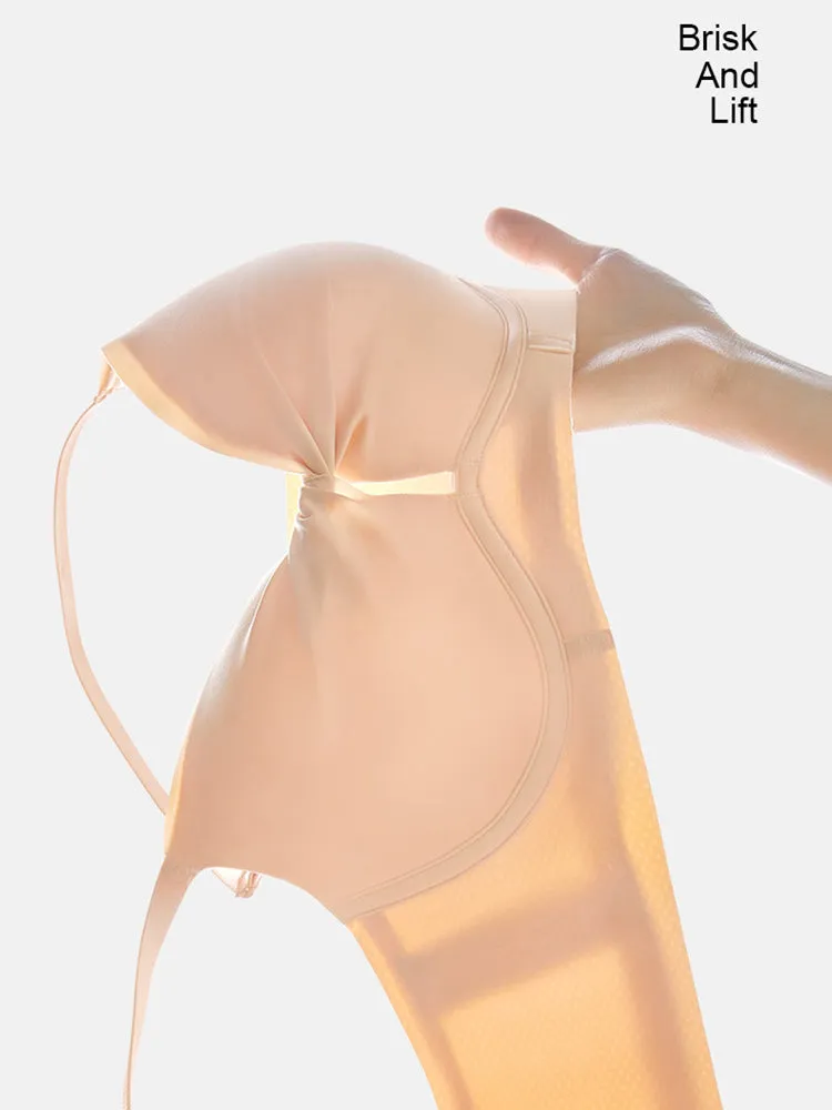 Skin-Friendly Knotted Bra for Enhanced Lift and Natural Shape