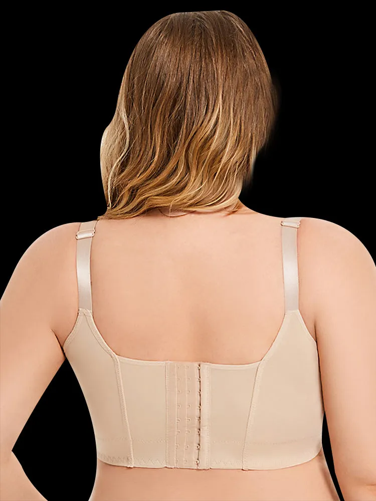 Smooth Deep V Underwire Longline Bra for Women