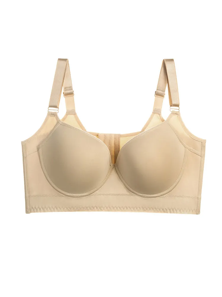 Smooth Deep V Underwire Longline Bra for Women