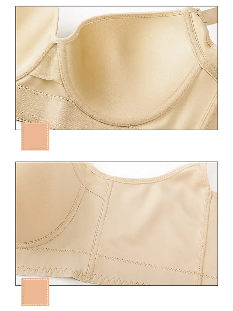Smooth Deep V Underwire Longline Bra for Women