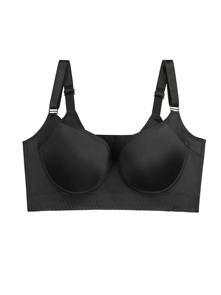 Smooth Deep V Underwire Longline Bra for Women