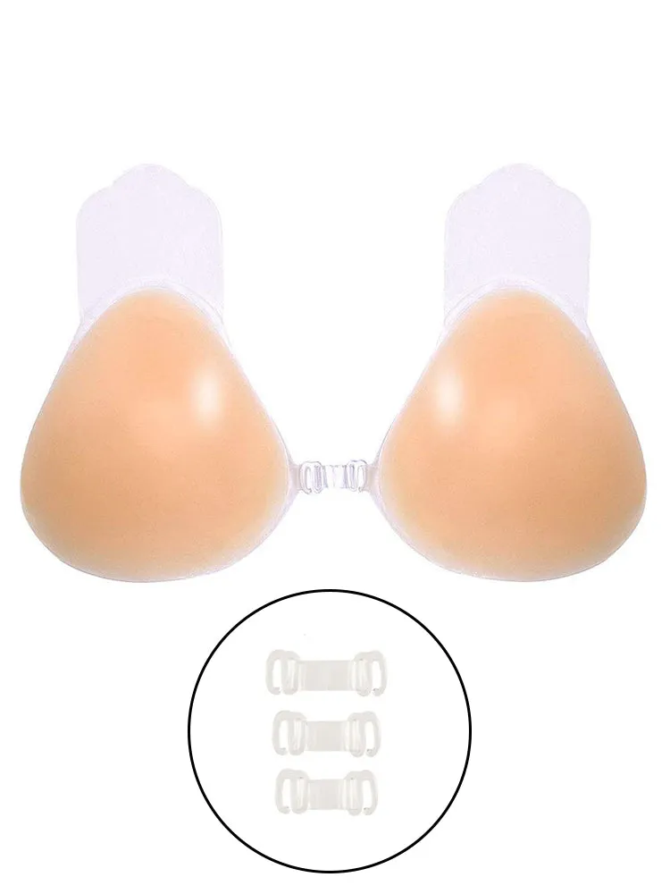 Smooth Silicone Teardrop Shape Invisible Lift Bra