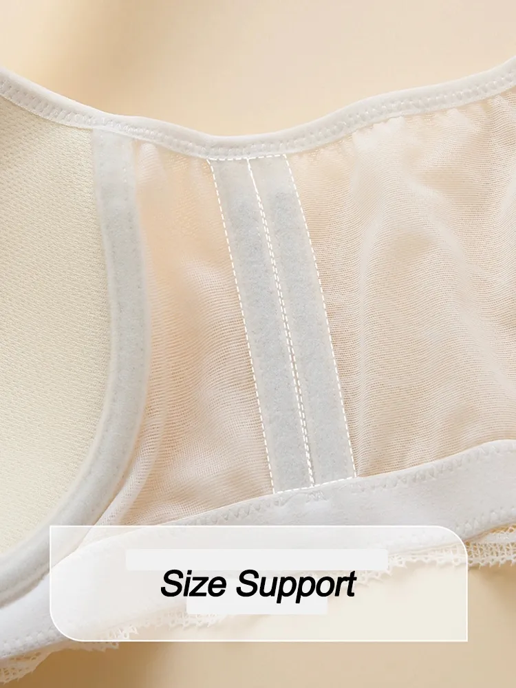 Solid Color Lace Push Up Minimizer Bra