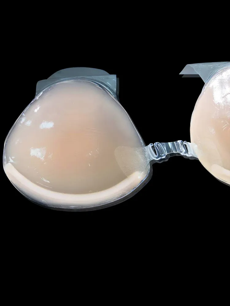 Sticky Adhesive Silicone Push Up Invisible Lifting Strapless Bra