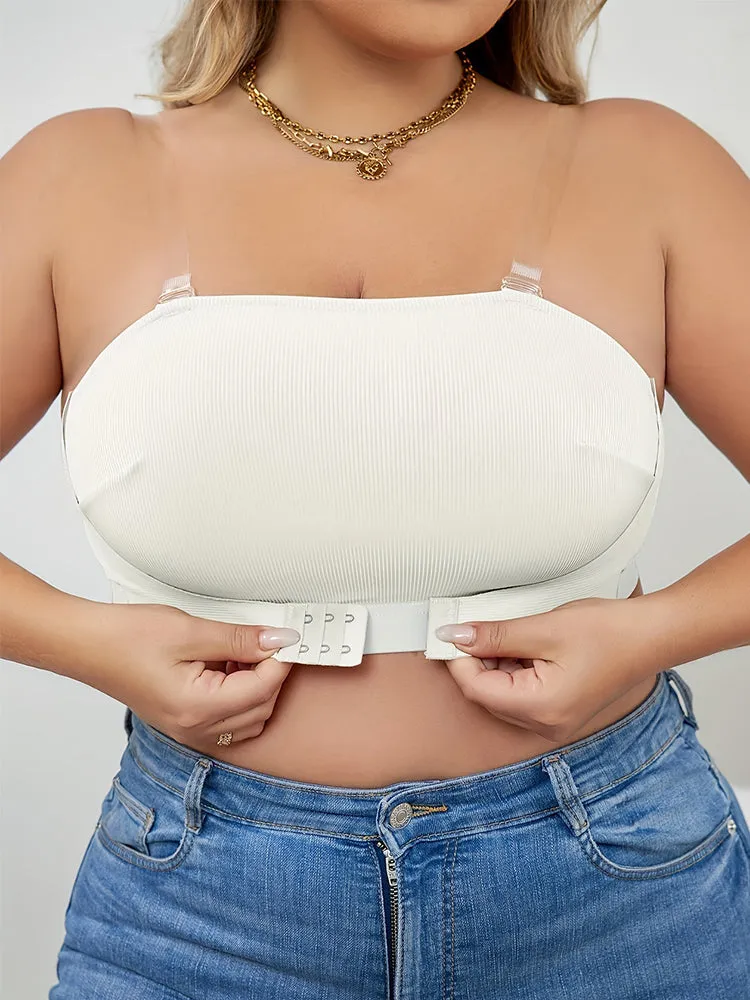 Strapless Bralettes Push-Up Seamless Non-Slip Front Closure Bras