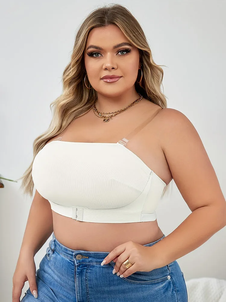 Strapless Bralettes Push-Up Seamless Non-Slip Front Closure Bras