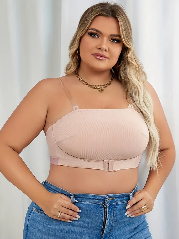 Strapless Bralettes Push-Up Seamless Non-Slip Front Closure Bras