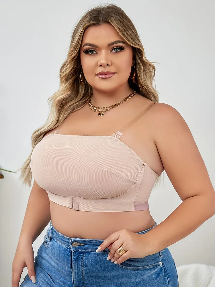Strapless Bralettes Push-Up Seamless Non-Slip Front Closure Bras