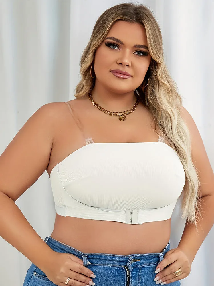 Strapless Bralettes Push-Up Seamless Non-Slip Front Closure Bras