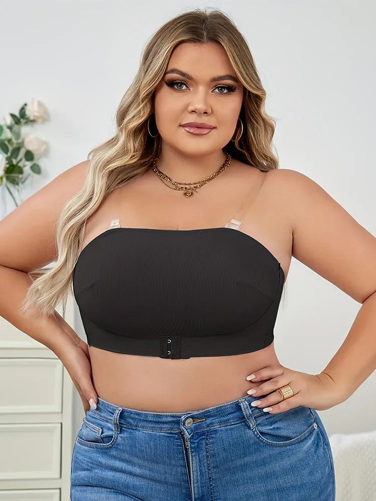 Strapless Bralettes Push-Up Seamless Non-Slip Front Closure Bras