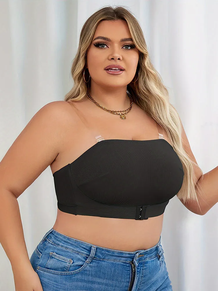 Strapless Bralettes Push-Up Seamless Non-Slip Front Closure Bras