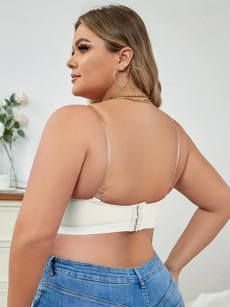Strapless Bralettes Push-Up Seamless Non-Slip Front Closure Bras