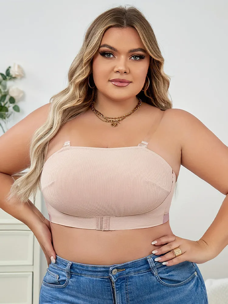 Strapless Bralettes Push-Up Seamless Non-Slip Front Closure Bras